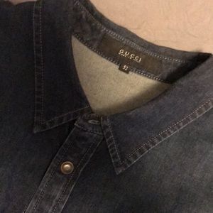 Gucci denim button down